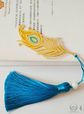 黄铜樱花电镀书签新中式镂空创意商务会议开业生日礼物礼品可定制