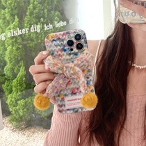 Korean Wind Color Teenage Girl applies iphone15pro Apple 14promax mobile phone shell 15 new 13 12 anti-fall