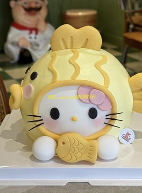 立体蛋糕kitty猫系列仿真模型