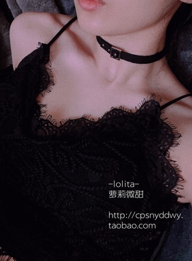 脖环扣带黑色choker项圈短款颈环饰品欧美新款暗黑系性感锁骨链女