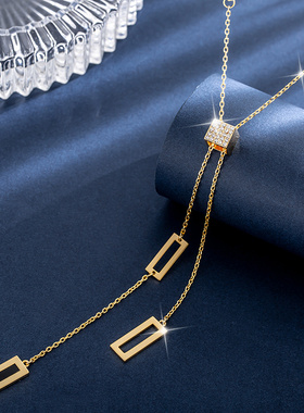 毛衣链大气高档高级感毛衣项链