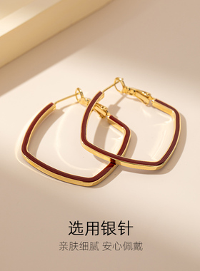 耳环高级感轻奢小众气质