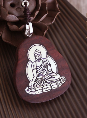 复古黑檀毛衣链新款吊坠项链