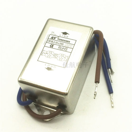 单相220V交流车载净化器电源滤波器抗干扰CW1BL2-10A-L（040)3A6A - 图3