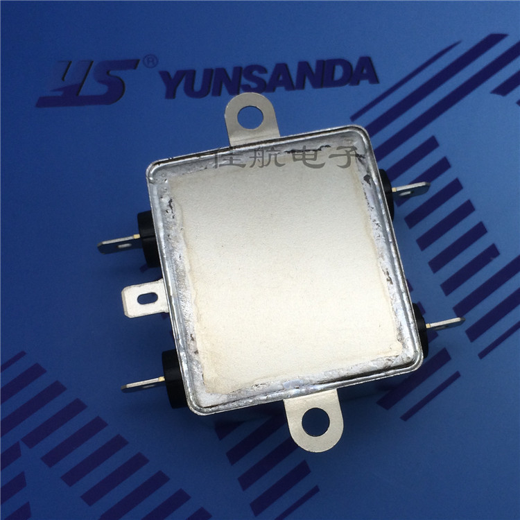 YUNSANDA电源滤波器CW3L2-20A-T 6A/10A3A双极滤波器插片式20A-图2