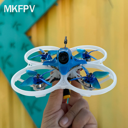 MKFPV室内户外飞机小蓝机穿越机 练习机耐炸入门穿越机3S新手推荐 - 图1