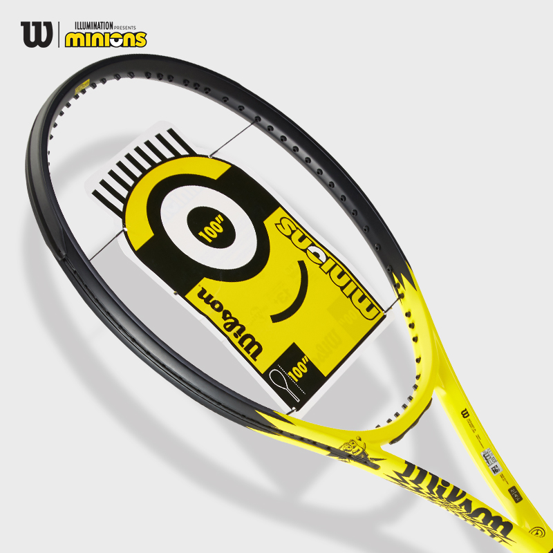 威尔胜Wilson Minions Clash V2小黄人联名全碳素专业拍-图0