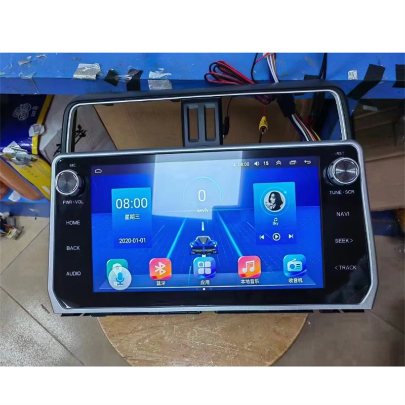 适用于2018-2021款丰田霸道安卓智能导航10寸八核4+64G带carplay