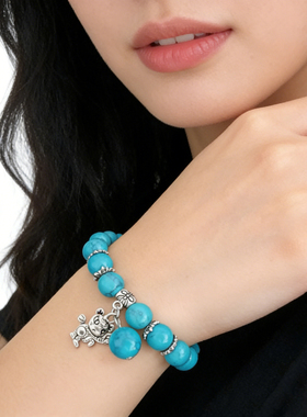 十二生肖云南民族风蓝旅游手链