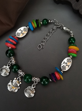 民族风招财猫福袋手链