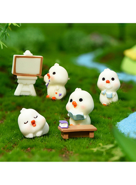 卡通动物树脂玩偶孩子过家家玩具