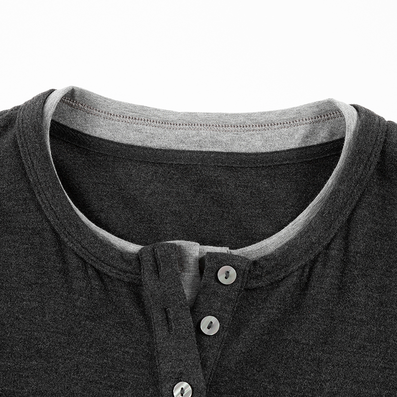 LAGOGO内搭打底连衣裙女拉谷谷2025冬新款保暖撞色假两件显瘦裙子