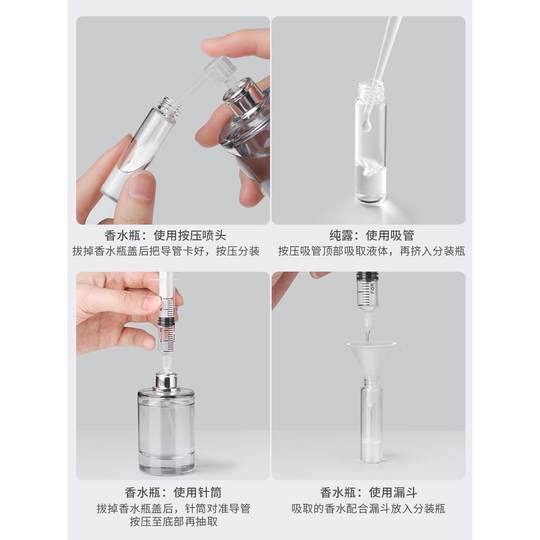 Tragbare Parfümflasche aus Glas