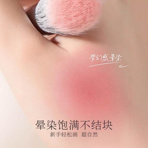 古迪真羊毛斜头指腹腮红点彩刷腮红刷大号沧州动物毛化妆刷一支 - 图1