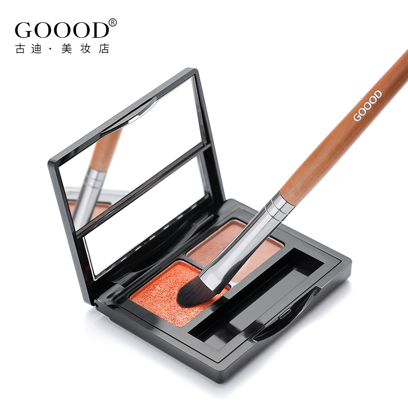 古迪家居旗舰店Goood/古迪眼影刷一支装便携木质手柄中号晕染初学者眼部化妆刷女2