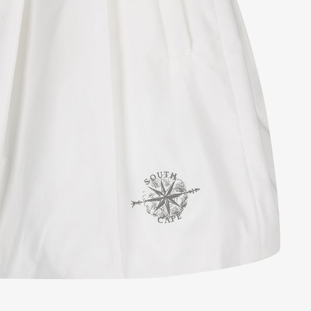 Korea SOUTHCAPE Golf Wear 25 Winter Women's Casual Padded Elastic Waist Elastic Skirt