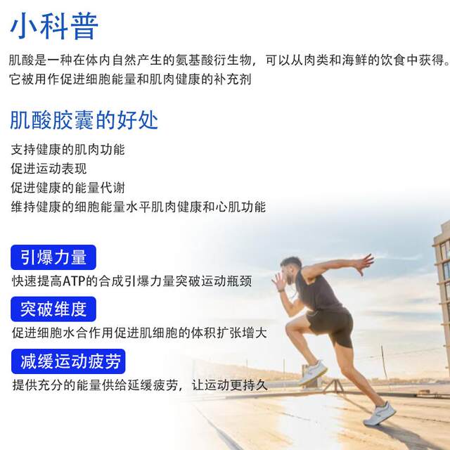 American LifeExtension Creatine 120 Capsules ກ້າມເນື້ອ