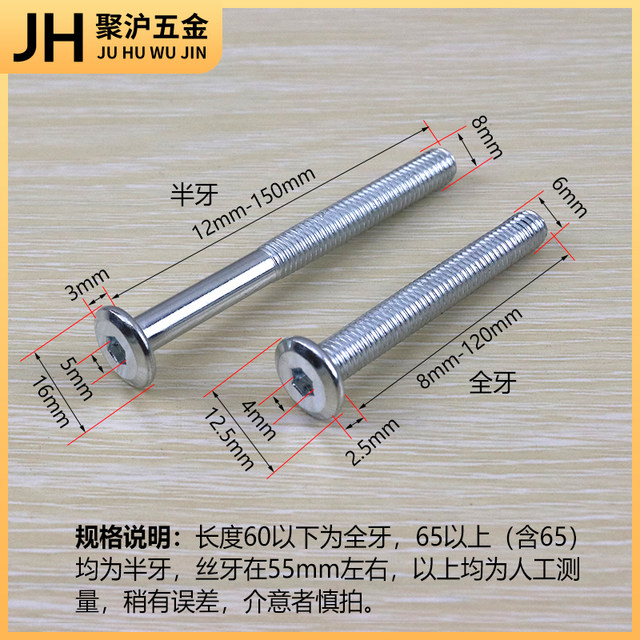 Free shipping Shanghai Hexagon Screw Carbon Steel Hexagon