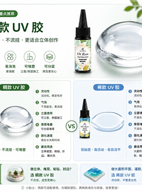 uv稠款diy手工星空树脂胶