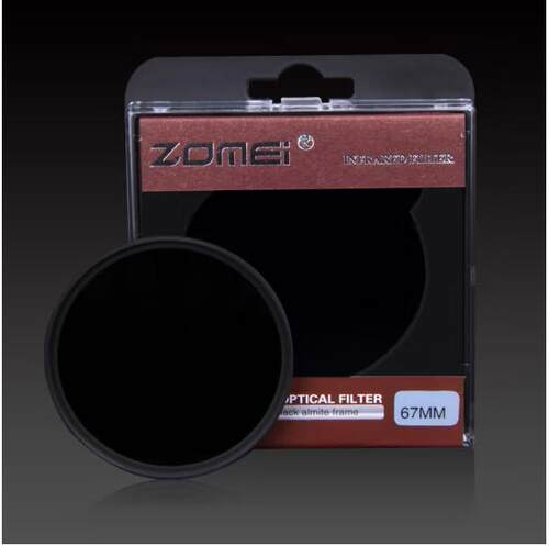 Zomei卓美红外滤镜67mm850nm红外镜红外机型适用黑白红外 - 图0