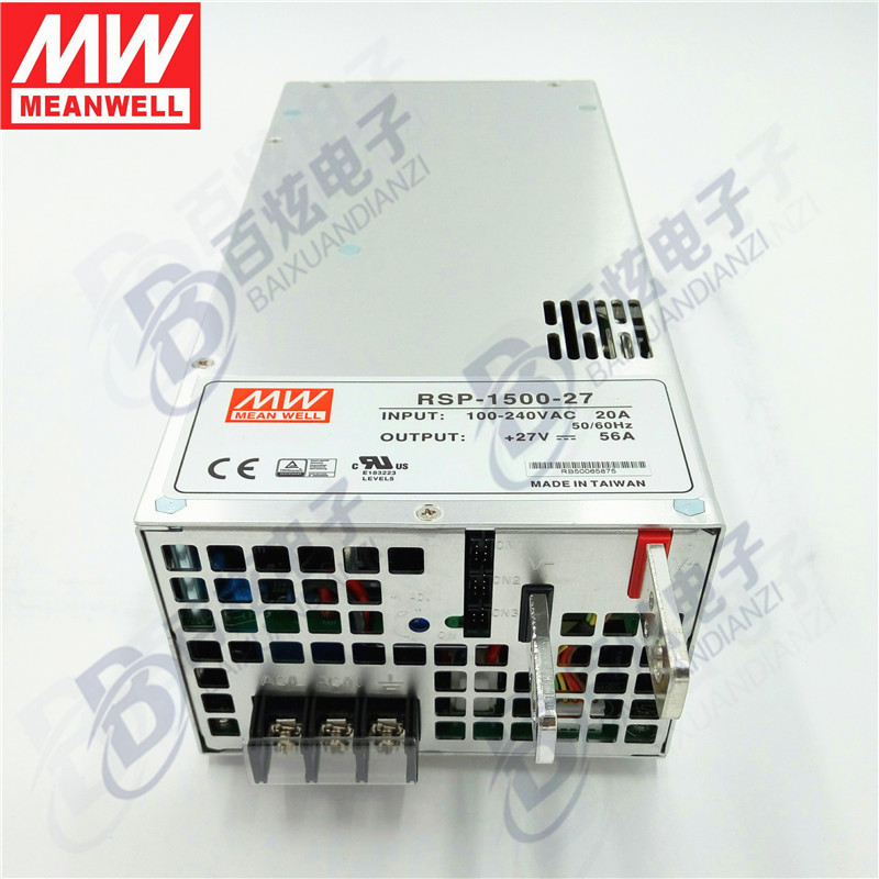 台湾明纬RSP-1500-27 1500W5V240A PFC可调电压可并联开关电源 - 图2