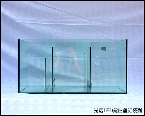 光远 鱼缸底滤 底缸过滤 底滤缸 底滤槽 过滤缸 尺寸定制 三格T字 - 图0