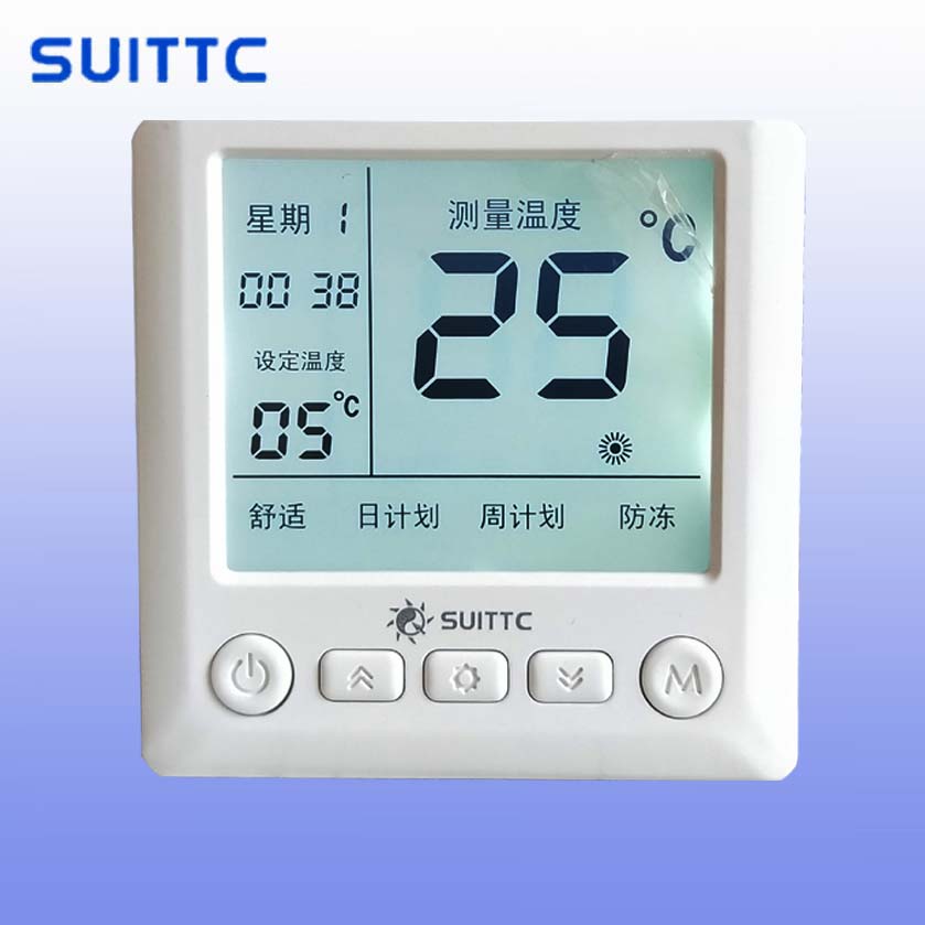 SUITTC鑫源WK8718(19)周编程电地热地暖温控器4000W20A大功率 - 图0