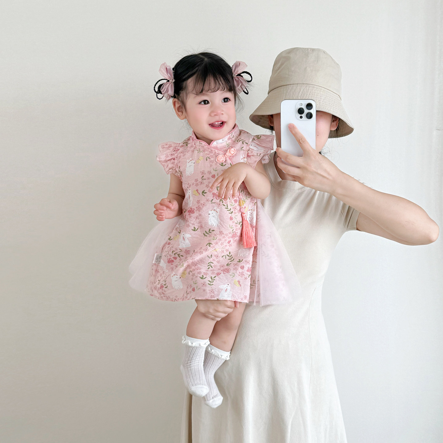 女童连衣裙夏季女宝宝公主裙新中式国风小女孩旗袍裙婴儿周岁裙子,淘宝优惠券,粉丝福利购,淘宝优惠卷