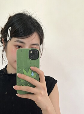拉丝银色金属发夹侧边鸭嘴夹刘海