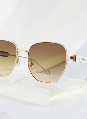 帕莎女多彩渐变色防紫外线太阳镜