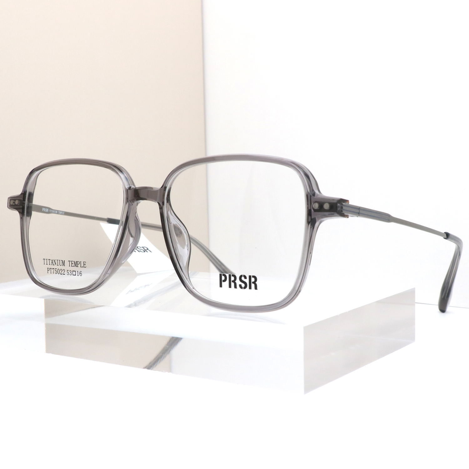 帕莎眼镜框曾舜晞同款TR框钛合金镜腿男女时尚光学眼镜架PT75022 - 图1