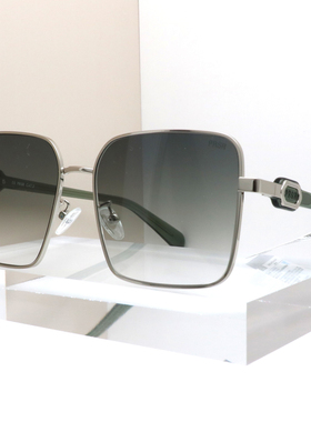 帕莎2026新款太阳镜女士正方形金属大框通勤出街氛围感墨镜PS2083