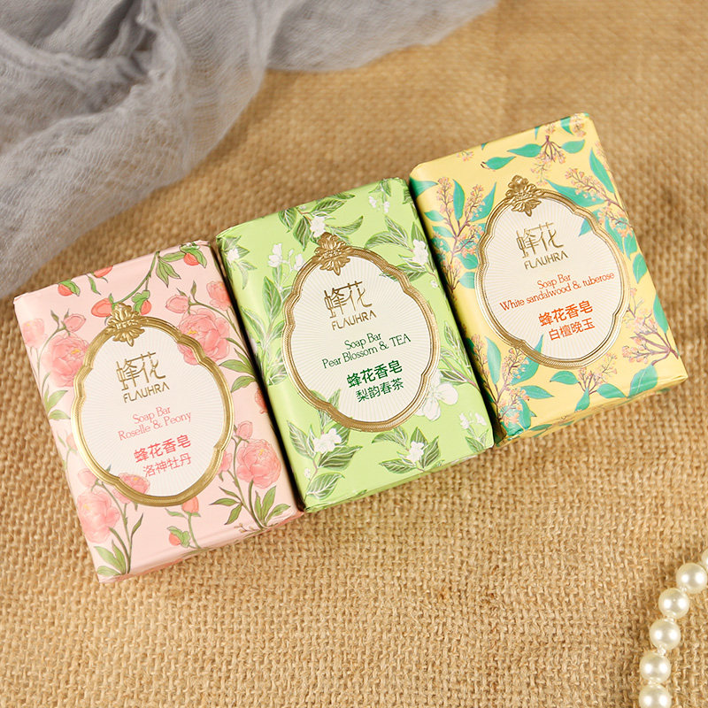 上海蜂花香皂精油香氛洛神牡丹梨韵春茶清洁洗脸澡沐浴洗手专用皂,淘宝优惠券,粉丝福利购,淘宝优惠卷