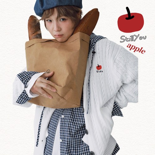 STILLYOU复古慵懒小刺绣V领麻花针织开衫男女同款百搭毛衣外套春 - 图2