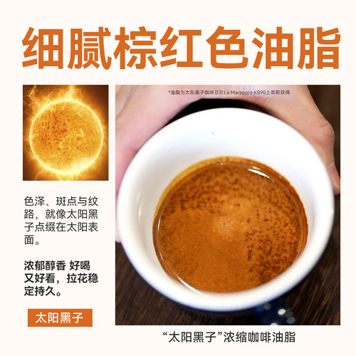 【醇香组合装】柯林咖啡太阳黑子绝对深烘意式拼配意式浓缩咖啡豆 - 图0