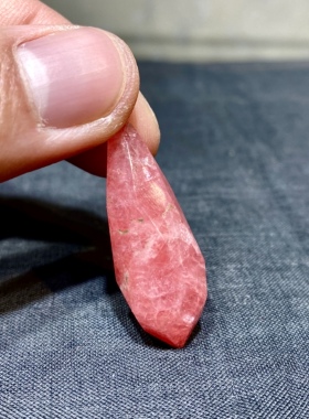 天然水晶吊坠 红纹石天使之泪灵摆吊坠 水晶挂件 项链 一物一图