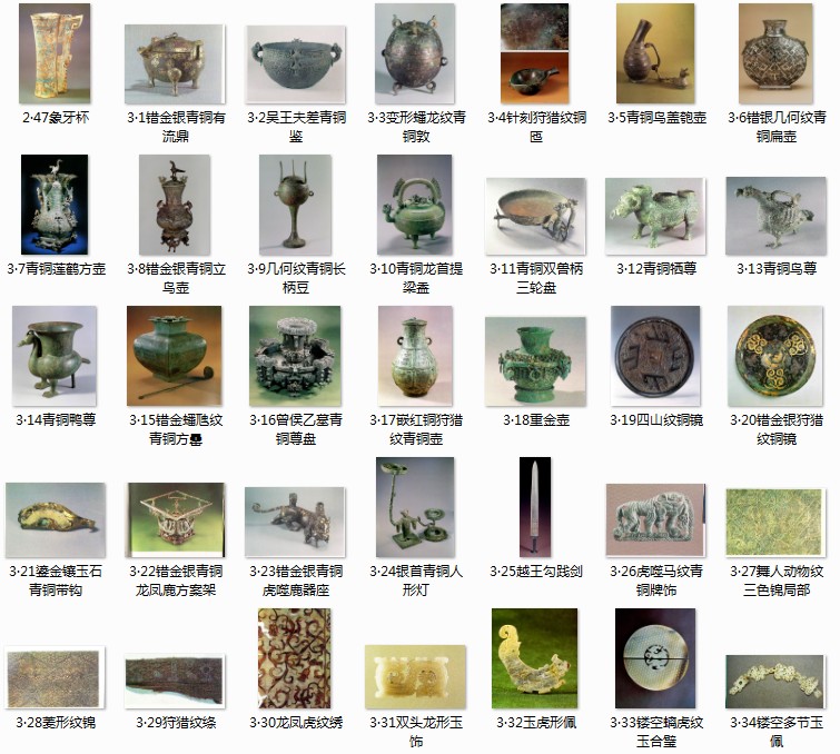 464幅中国古代原始至明清各时期青铜陶瓷玉金银工艺精品高清图片 - 图2