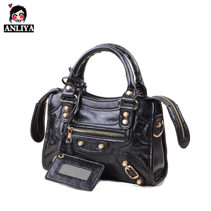 安丽雅2015欧美朋克复古单肩机车包 安丽雅女士包袋