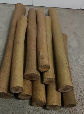 野生油茶木高密硬木圆木锤柄