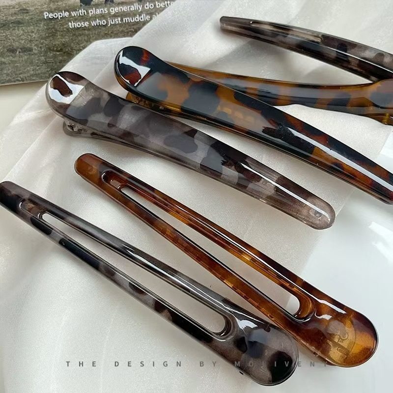 气质夹子头饰豹纹鸭嘴夹发卡发夹后脑勺时尚少女侧边刘海大号边夹,淘宝优惠券,粉丝福利购,淘宝优惠卷