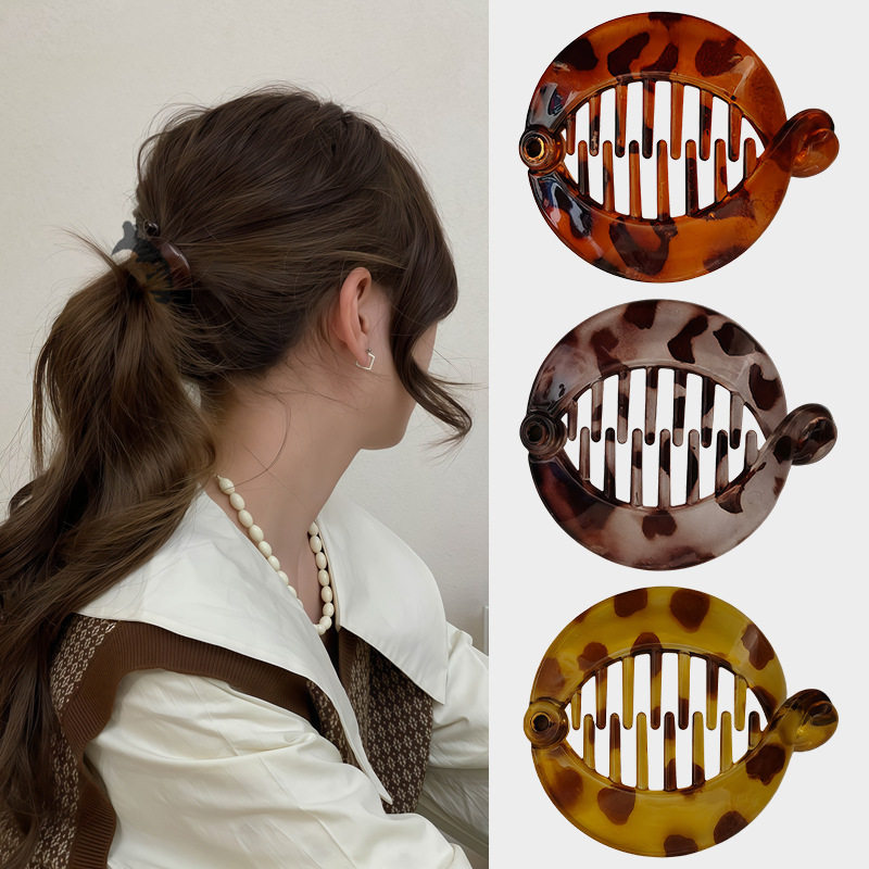 香蕉夹小号发量少竖夹低马尾发夹女2025新款后脑勺扭扭夹扁夹发卡,淘宝优惠券,粉丝福利购,淘宝优惠卷