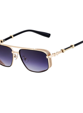 欧美朋克风太阳镜男金属