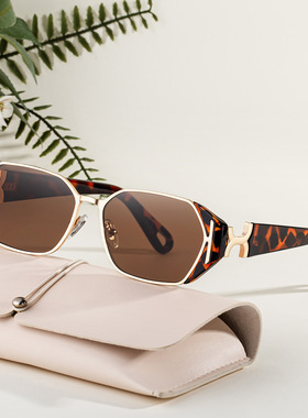 显脸小太阳镜女户外百搭墨镜