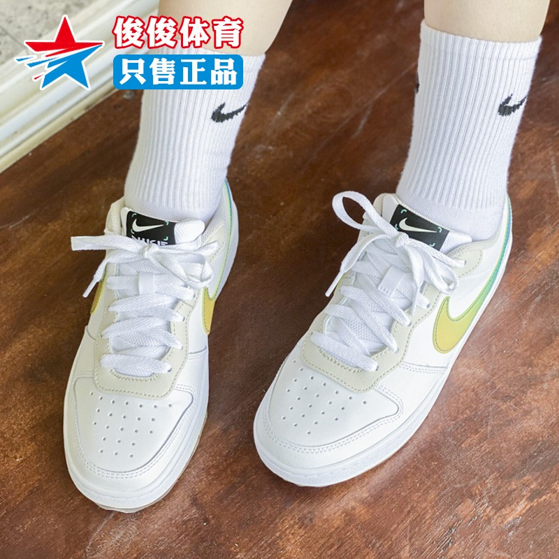 Nike耐克童鞋2024夏季款大童透气舒适耐磨运动休闲板鞋FJ7692-191 - 图0