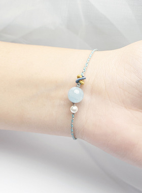 网红极细款编绳手链半成品手绳小红书热款ins风手工DIY编织手串