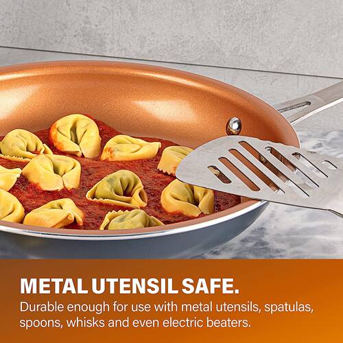 美国代购Gotham Steel Frying Pan Nonstick陶瓷不粘锅煎锅平底锅 - 图1