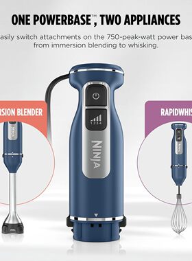 美国代购Ninja Immersion Blender and Whisk CI201GY 手持搅拌器