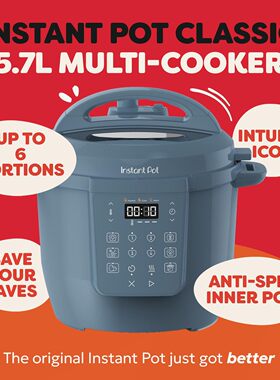 英国代购Instant Pot 7-in-1 Smart Cooker 7合1智能压力锅慢炖锅