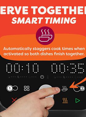 美国代购Instant Pot Dual Action Multi-Cooker8合1多功能双灶锅