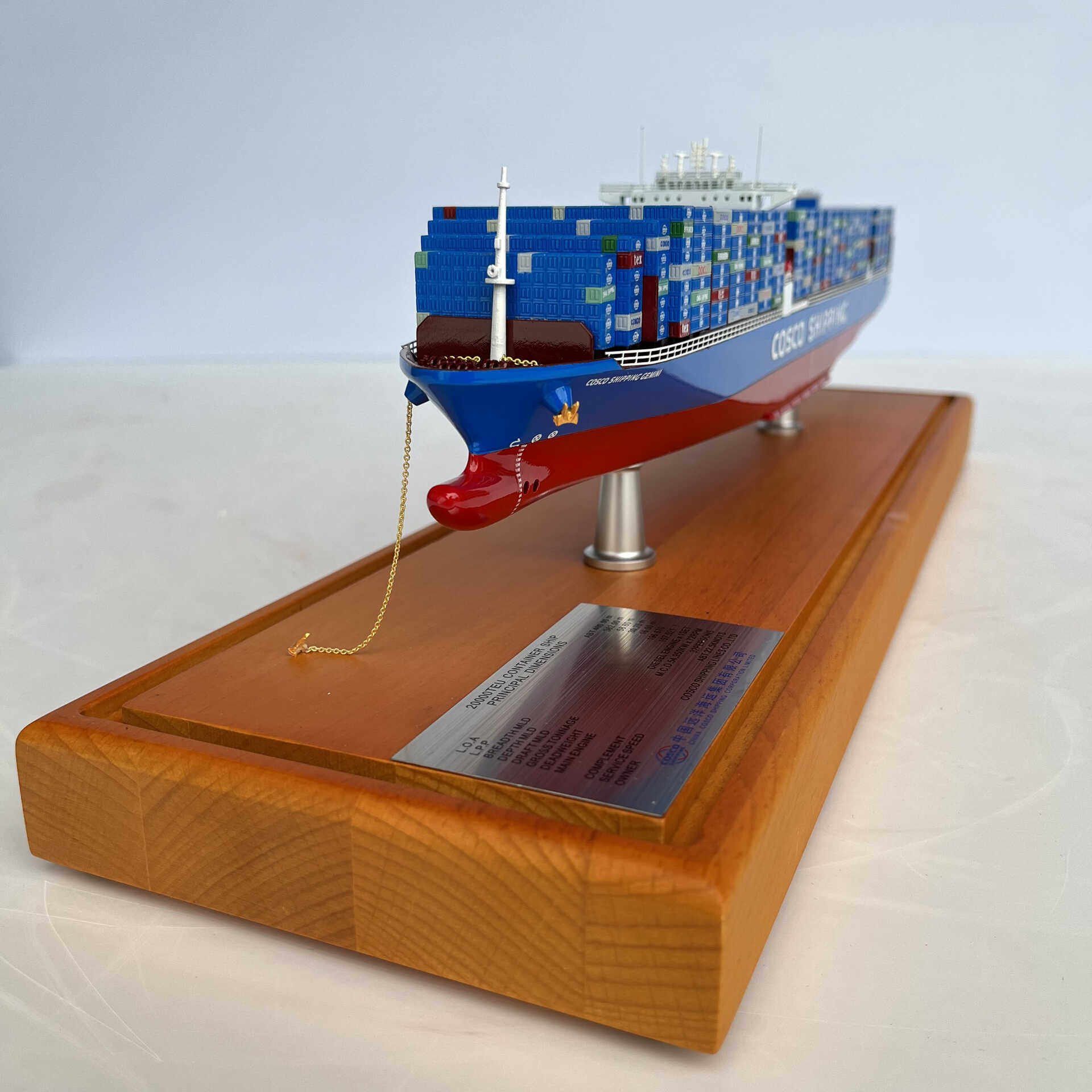 中远海运集装箱船物流礼品轮船货轮船舶模型仿真航运摆件纪念展览,淘宝优惠券,粉丝福利购,淘宝优惠卷